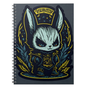 Cuaderno easter dark rabbit bunny halloween 1