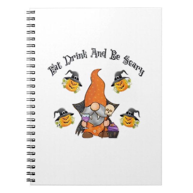 Cuaderno Eat Drink And Be Scary Basic Casual (Frente)