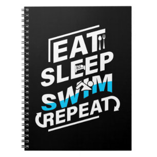 Cuaderno Eat Sleep Swim