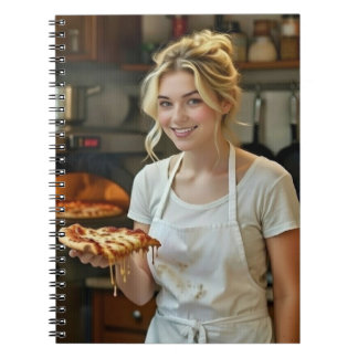 Cuaderno Eating Pizza Photo Personalize Customize