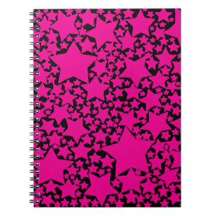 Cuaderno Ebb and Flow 2 en magenta y negro