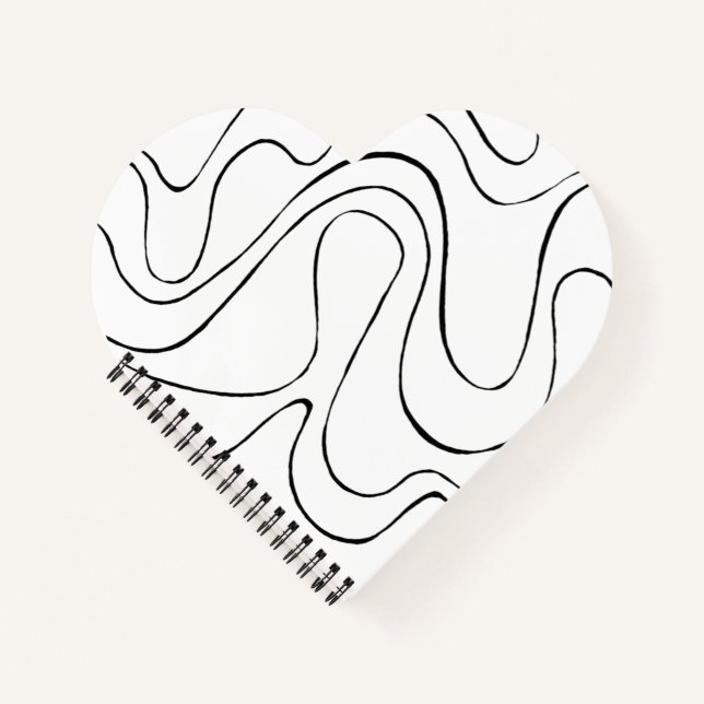 Cuaderno Ebb y Flow 2 - Blanco y negro (Anverso)