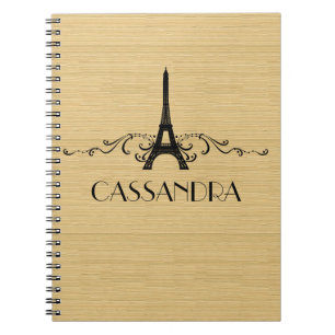 Cuaderno Ebony French Flourige Notebook