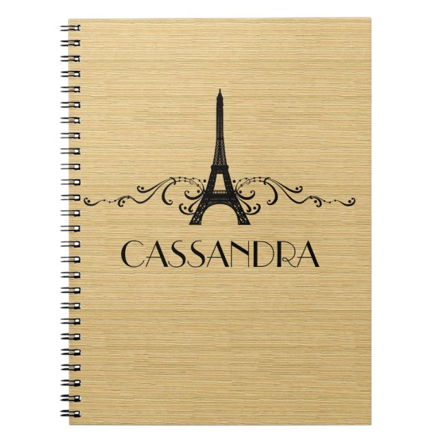 Cuaderno Ebony French Flourige Notebook (Frente)