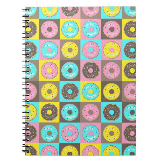 Cuaderno ¡Echa un vistazo a los donuts! (Frente)