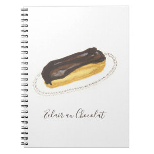 Cuaderno Éclair au Chocolat acuarela