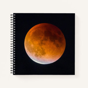 Cuaderno Eclipse Lunar de Luna Azul Estado de Washington