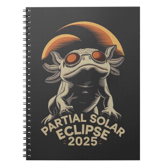 Cuaderno Eclipse solar parcial 2025 Ammph (Frente)
