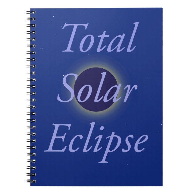 Cuaderno Eclipse solar total 2017 (Frente)