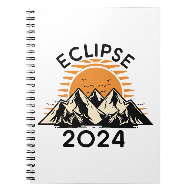 Cuaderno Eclipse Solar Total 2024 (Frente)