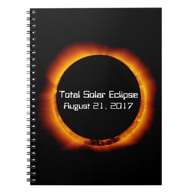 Cuaderno Eclipse solar total de 2017 (Frente)