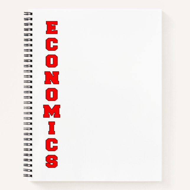 Cuaderno Economía (Anverso)