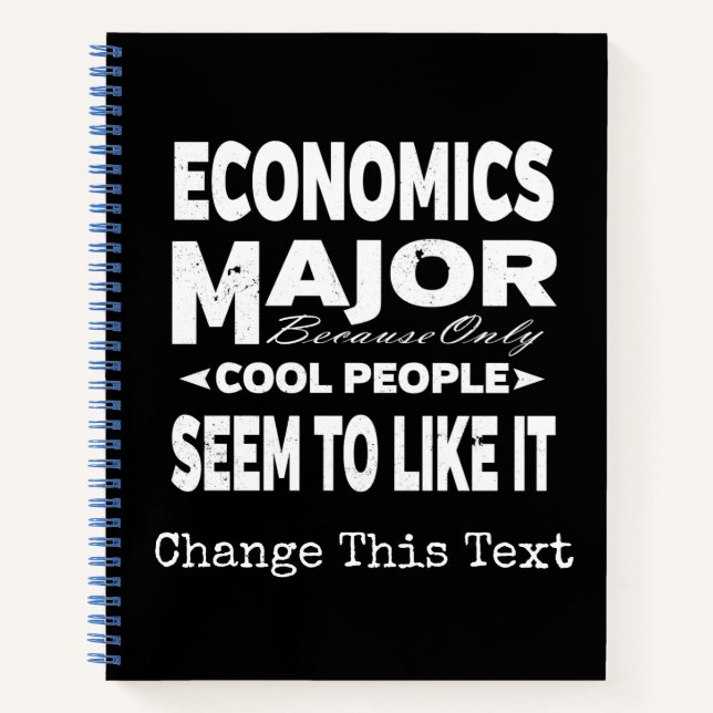 Cuaderno Economics College Major Only Guay People Like It (Anverso)