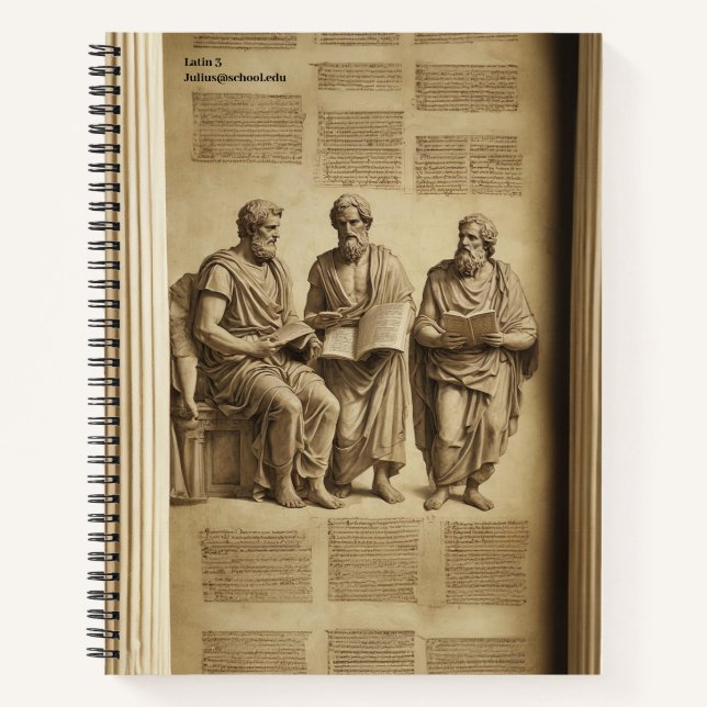 Cuaderno Ecos de la Antigua Roma: Latín (Anverso)