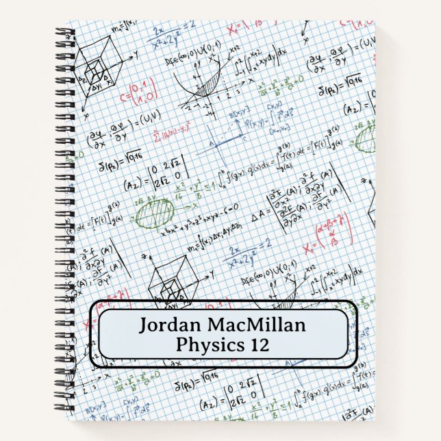 Cuaderno Ecuaciones de ingeniería de física matemática de a (Anverso)