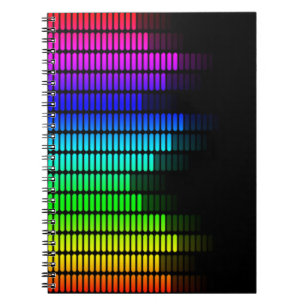 Cuaderno ecualizador de arco iris
