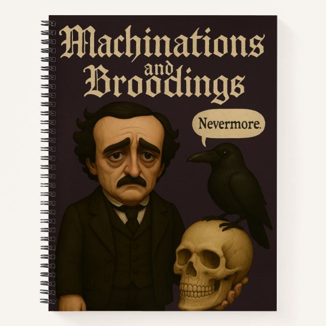 Cuaderno Edgar Allan Poe Journal (Anverso)