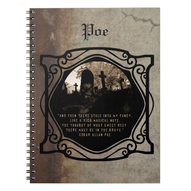 Cuaderno Edgar Allen Poe (Frente)