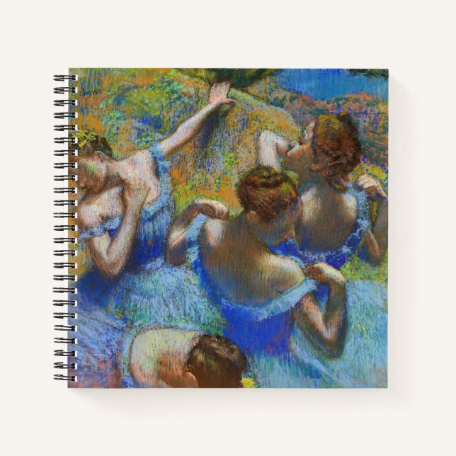 Cuaderno Edgar Degas - Bailarinas azules (Anverso)