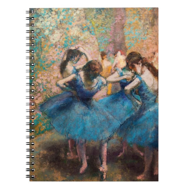Cuaderno Edgar Degas - Bailarinas de azul (Frente)