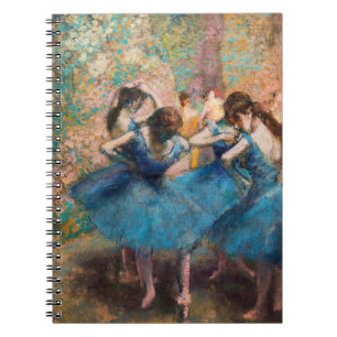 Cuaderno Edgar Degas - Bailarinas en azul