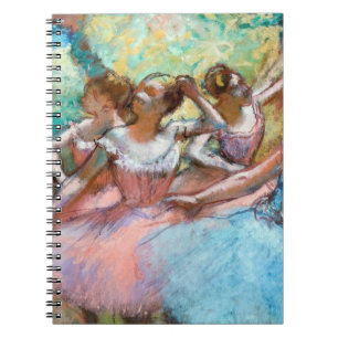 Cuaderno Edgar Degas - Cuatro bailarinas en el escenario