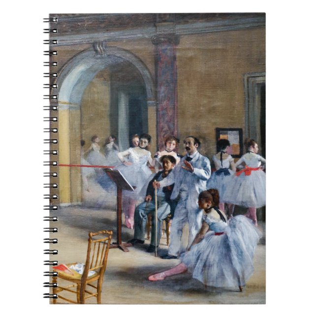 Cuaderno Edgar Degas - Dance Foyer, Opera rue Le Peletier (Frente)