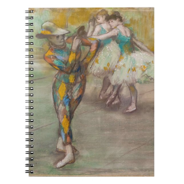 Cuaderno Edgar Degas - Danza del Arlequín (Frente)