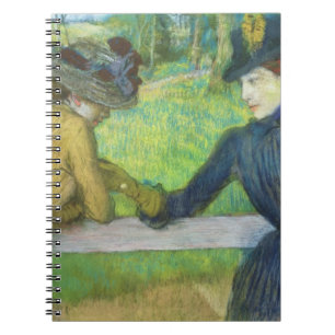 Cuaderno Edgar Degas el dos mujeres que se inclinan en
