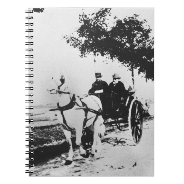 Cuaderno Edgar Degas el | Edgar Degas y amigo (Frente)