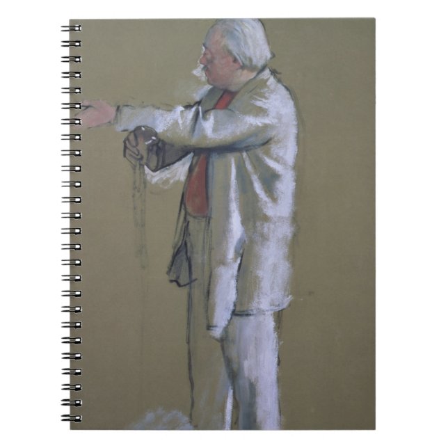 Cuaderno Edgar Degas el | el amo del ballet, 1875 (pastel) (Frente)