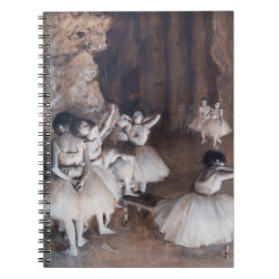 Cuaderno Edgar Degas - Ensayo de ballet en el escenario