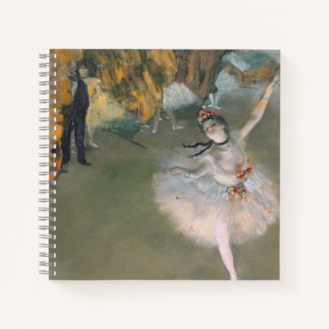 Cuaderno Edgar Degas | Estrella o bailarina en el escenario (Anverso)