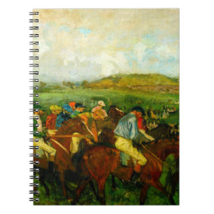 Cuaderno Edgar Degas Horseback Riding
