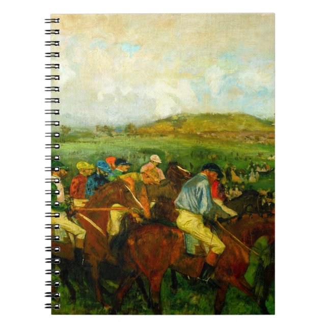 Cuaderno Edgar Degas Horseback Riding (Frente)