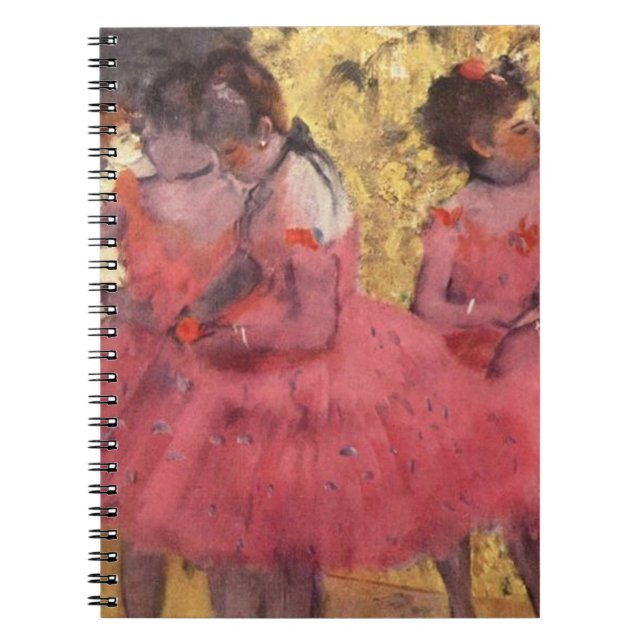 Cuaderno Edgar Degas, La Bailarina Rosa (Frente)