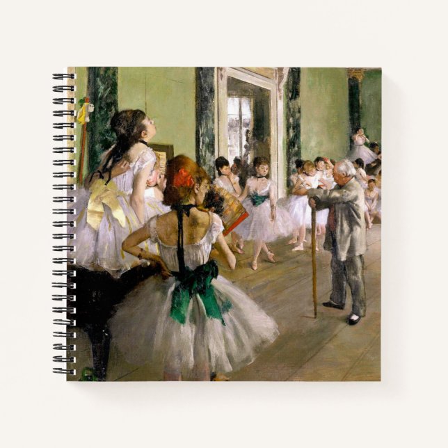 Cuaderno Edgar Degas La Clase De Baile (Anverso)
