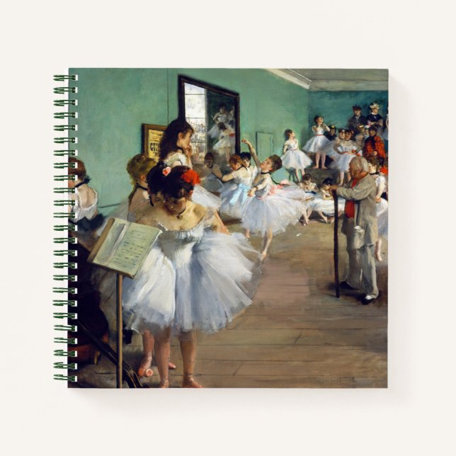 Cuaderno Edgar Degas - La clase de baile (Anverso)