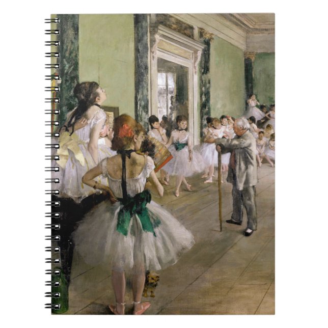 Cuaderno Edgar Degas - La clase de danza (Frente)