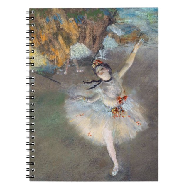 Cuaderno Edgar Degas - La estrella / bailarina en el escena (Frente)