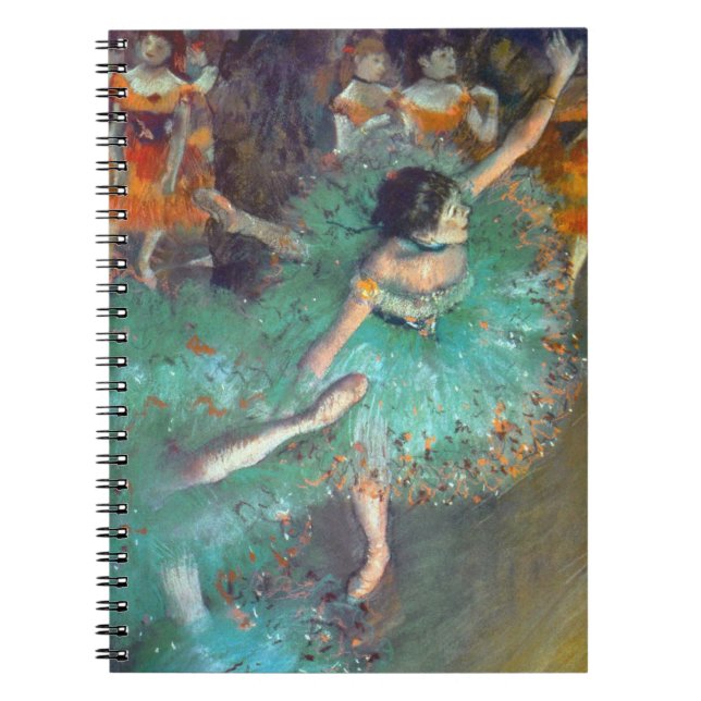 Cuaderno Edgar Degas - Las Bailarinas verdes - Baile de bal (Frente)