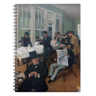 Cuaderno Edgar Degas - Oficina de algodón en Nueva Orleans
