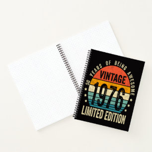 Cuaderno Edición Limitada Cumpleaños 50 Aniversario Vintage