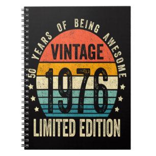 Cuaderno Edición Limitada Cumpleaños 50 Aniversario Vintage