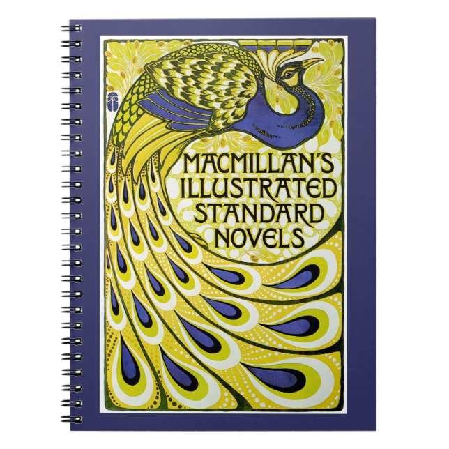 Cuaderno Edición pavo real, ilustrada por MacMillan (Frente)
