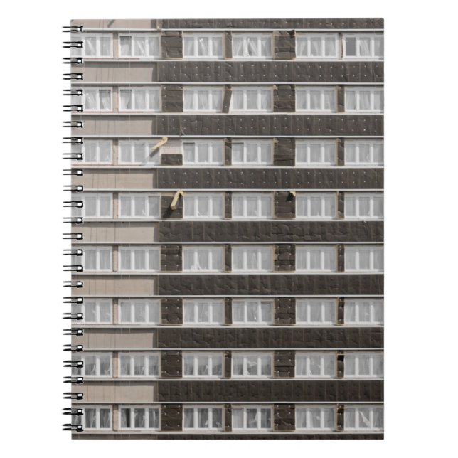 Cuaderno Edificio comercial marrón (Frente)