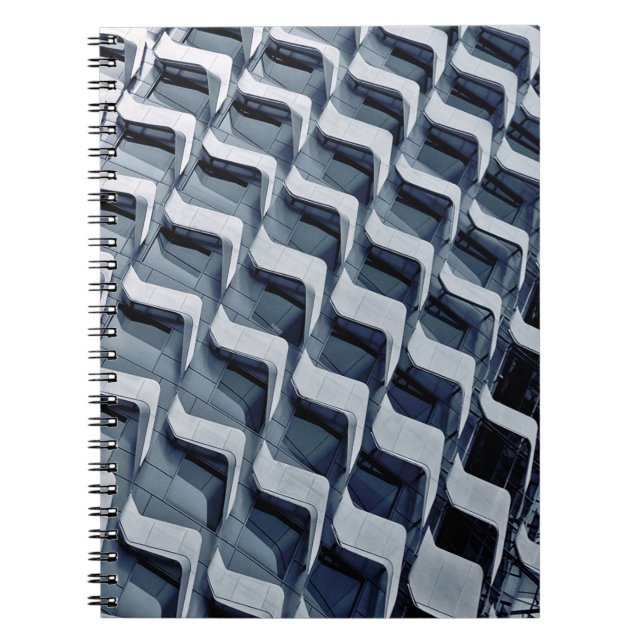 Cuaderno Edificio de altura gris (Frente)