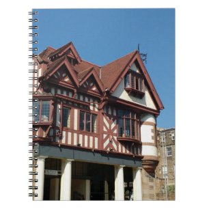 Cuaderno Edificio de armazones de encino Tudor, Edimburgo,
