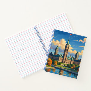 Cuaderno Edificio del Parlamento de Ottawa, Canadá, horizon