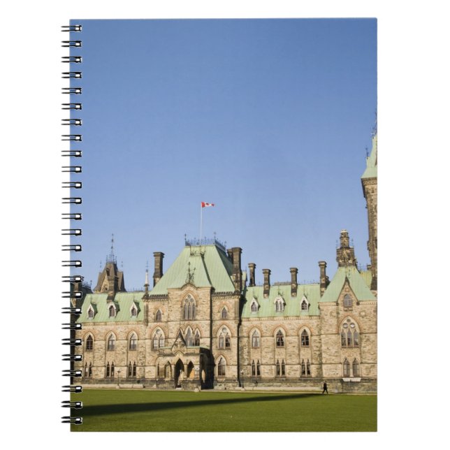 Cuaderno Edificio del Parlamento en Ottawa, Ontario, Canadá (Frente)